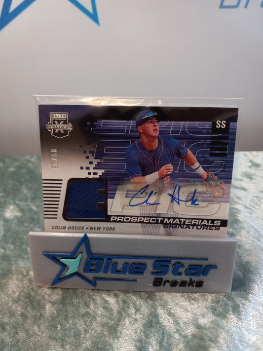 2023 Panini Elite Extra Edition Colin Houck Prospect Materials Signatures 9/25