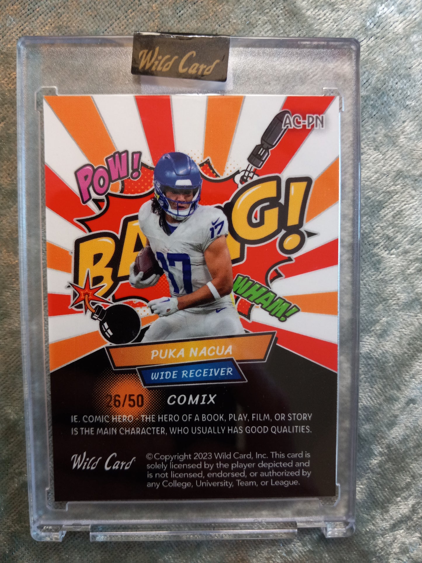 2024 Wild Card Alumination Puka Nacua COMIX 26/50