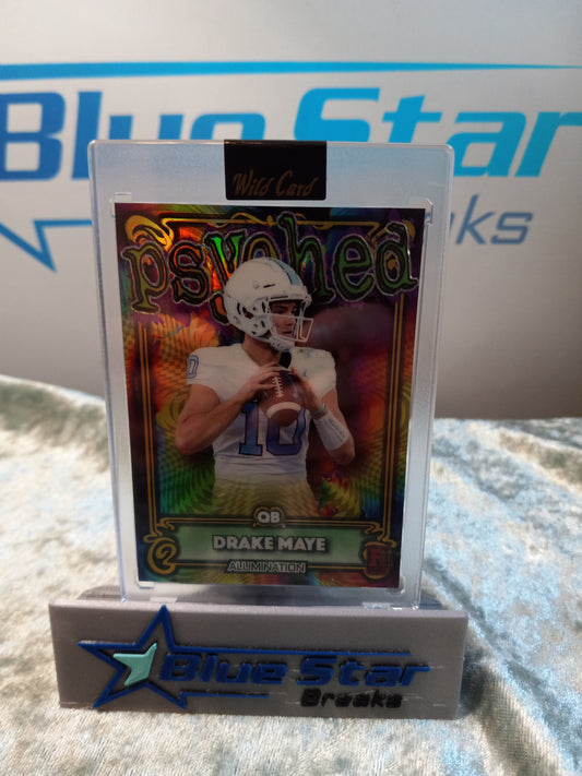 2024 Wild Card Alumination Drake Maye psyched 94/99